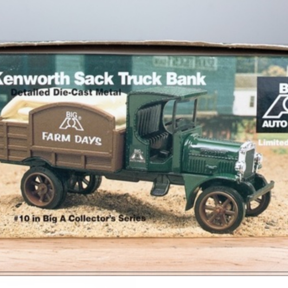 Truck Kenworth 1925 Sack Truck Bank # 10 collector series, LIMITED EDITION farm